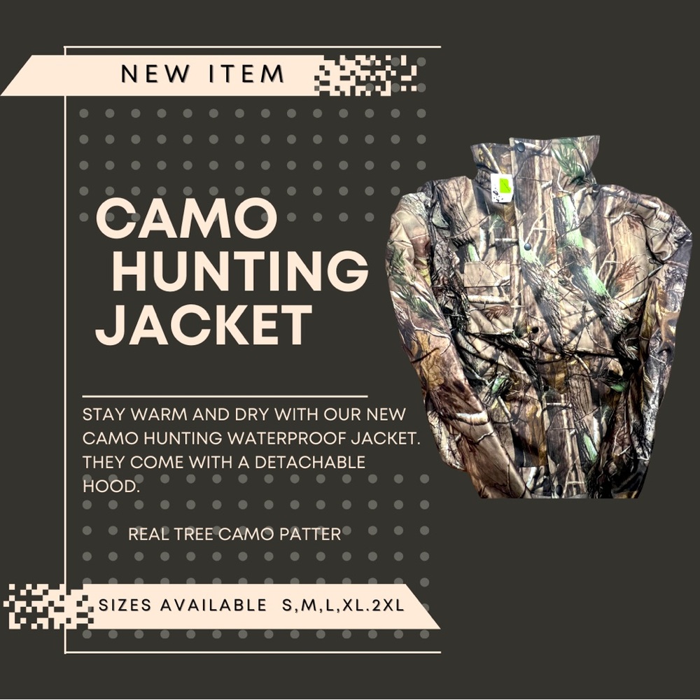 CAMO WATERPROOF BOMBER JACKET